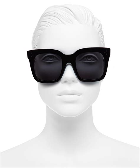 celine oversized black sunglasses